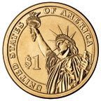 An image of the Statue of Liberty will appear on the back of each coin