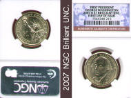 2007 P&D set First Day of Issue $1 (NGC)