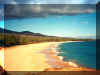 hawaii beach I dont know which island though. Oahu Maui Kauai Lanai or Molokai
