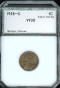 1925-S Very fine 30 Wheatback cent (PCI) Broken die