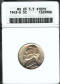1943-D Mint State 65 War Nickel (ANACS) FS
