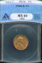 1944-S Mint State 66 Cent (ANACS) Red