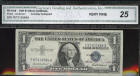 1957 Very Fine 25 $1.00 note Silver Certificate (CGA) Autographed