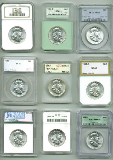 Certification companies - PCGS NGC ICG ANACS PCI NTC...